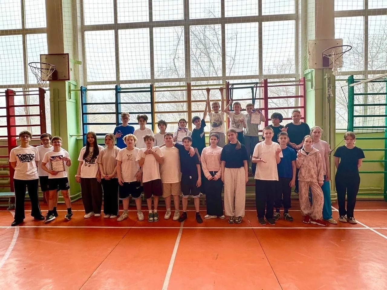 Пионербол в школе №28.