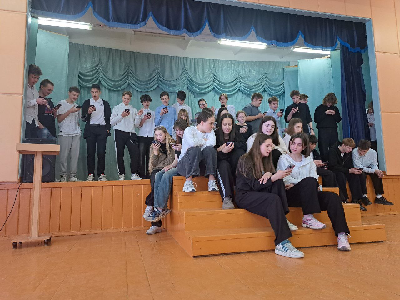 Подготовка к выпускному.